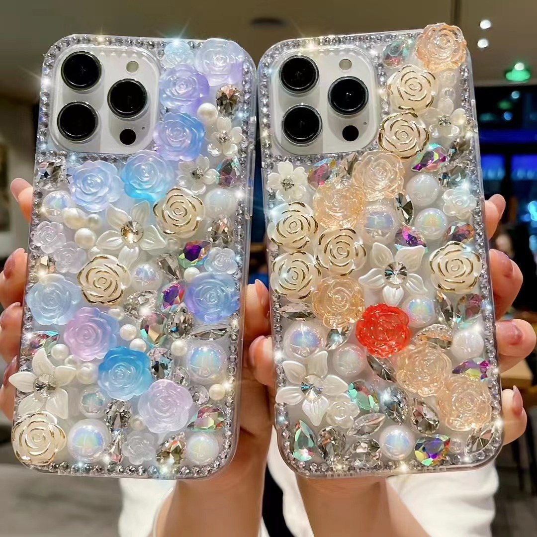 ✨Κατάλληλο για iPhone Luxury Crystal Rose Protective Case📱Δωρεάν αποστολή σήμερα για την απόλυτη αθλητική θήκη. Αποκτήστε το δικό σας τώρα!💍👉