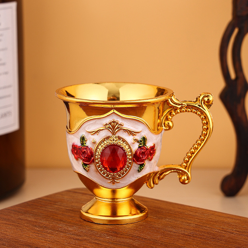 🍷Metalna šalica za čaj, kreativna retro šalica za bijelo vino