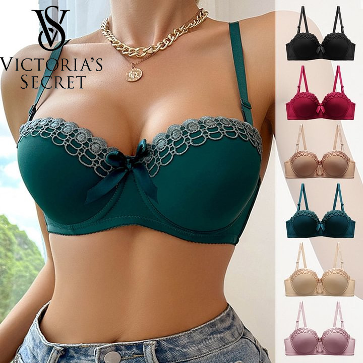 ✨【Victoria's Secret】✨Σουτιέν μεγάλου μεγέθους σέξι strappy push-up full cup κατά της χαλάρωσης