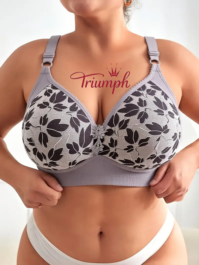 Triumph - (σετ 3 τεμαχίων) σουτιέν push-up για μεγάλα μεγέθη με δαντέλα