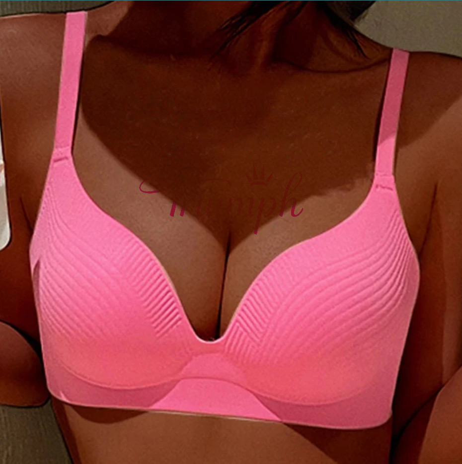 👙𝐓𝐫𝐢𝐮𝐦𝐩𝐡®Σουτιέν χωρίς ραφές - μετάξι πάγου χωρίς ατσάλινους κρίκους (3 εσώρουχα)