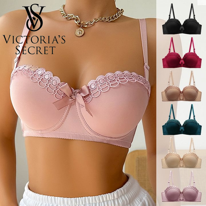 ✨【Victoria's Secret】✨Σουτιέν μεγάλου μεγέθους σέξι strappy push-up full cup κατά της χαλάρωσης