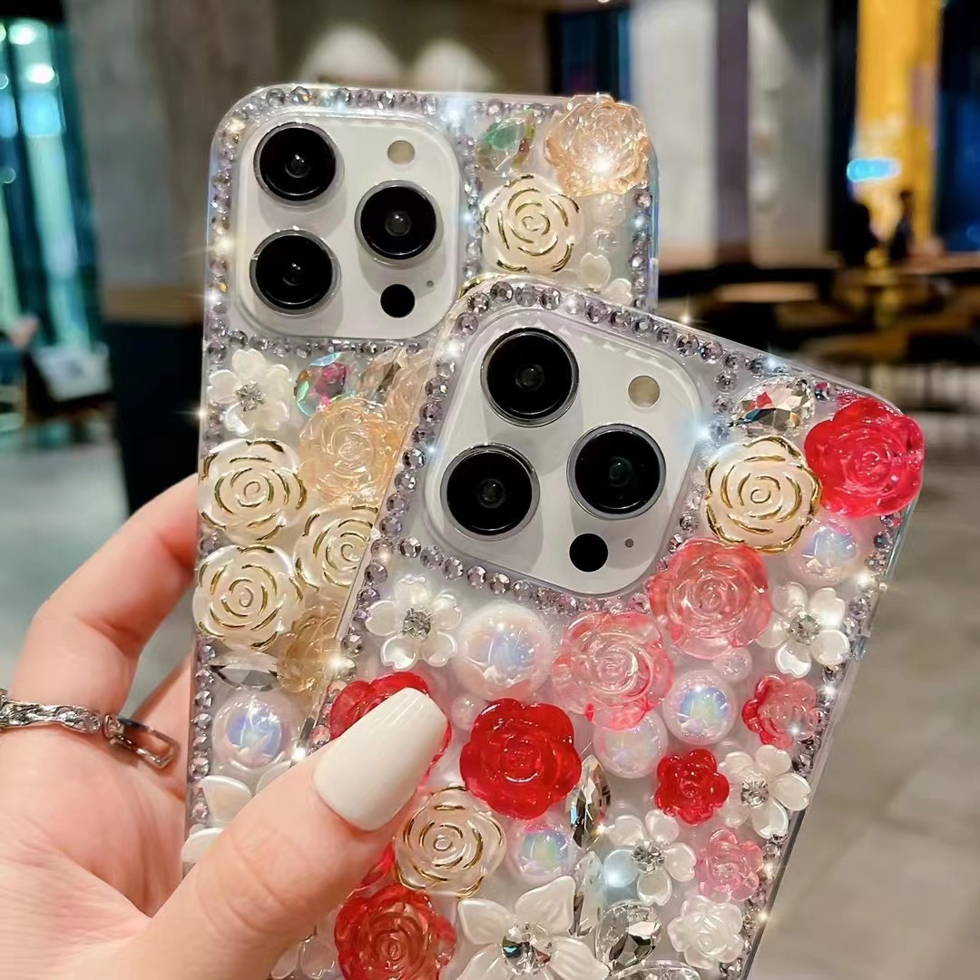 ✨Κατάλληλο για iPhone Luxury Crystal Rose Protective Case📱Δωρεάν αποστολή σήμερα για την απόλυτη αθλητική θήκη. Αποκτήστε το δικό σας τώρα!💍👉