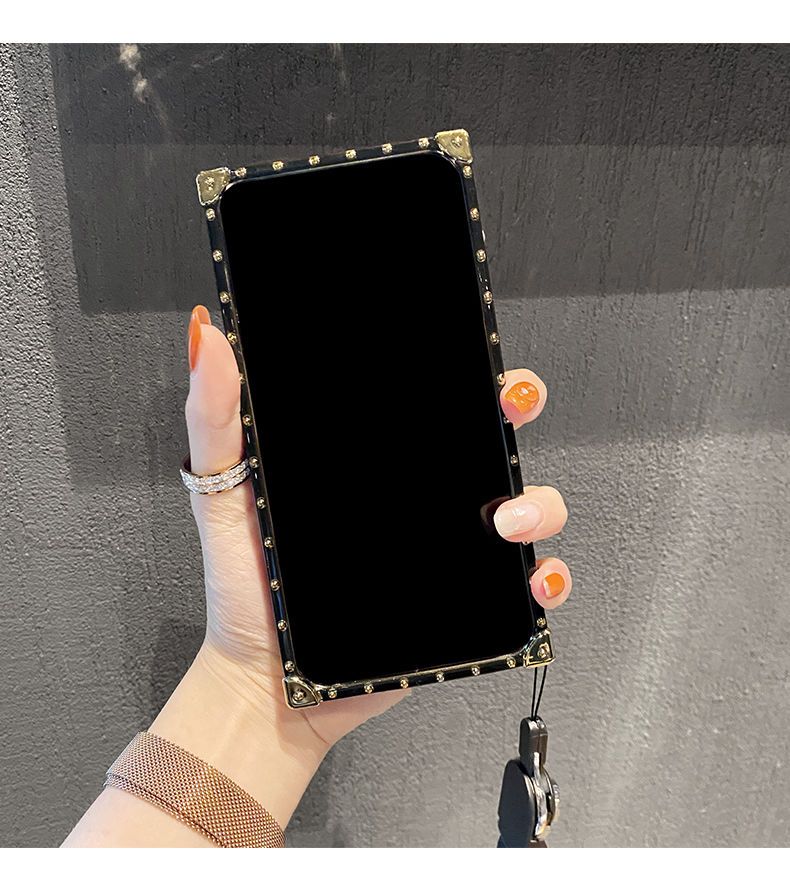 🌬🥰Υψηλής ποιότητας μάρκα μόδας iPhone Fashion Square Diamond θήκη κινητού📱 💍👉