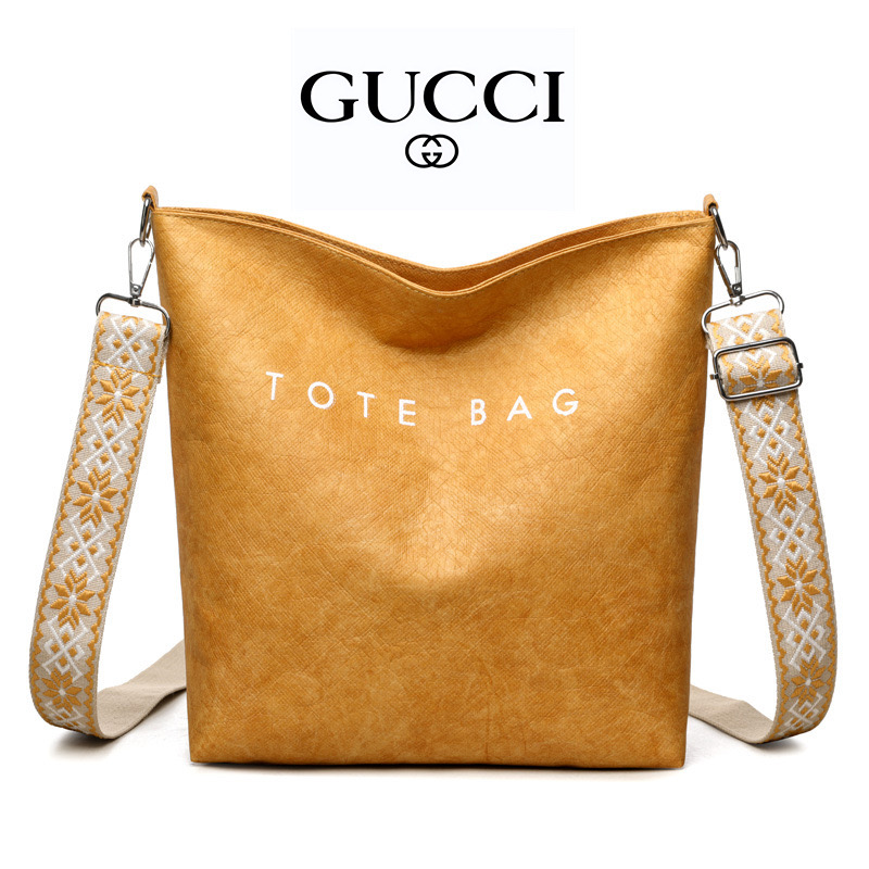 Gucci™2025 καθημερινή γυναικεία τσάντα ώμου ✨ Μποέμικη φαρδιά υφασμένη τσάντα ώμου με μονόχρωμη τσάντα tote, μεγάλης χωρητικότητας, τσάντα για ψώνια