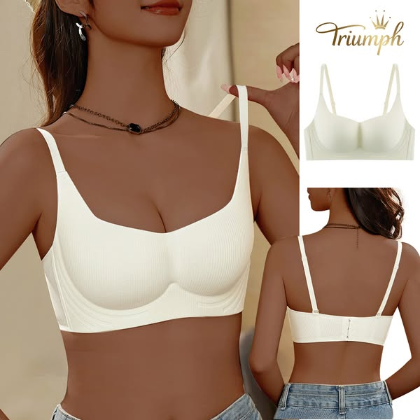 👙𝐓𝐫𝐢𝐮𝐦𝐩𝐡®σουτιέν χωρίς ραφή - μετάξι πάγου χωρίς ατσάλινους κρίκους (3 εσώρουχα)