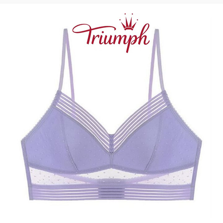 👙𝐓𝐫𝐢𝐮𝐦𝐩𝐡®Σουτιέν χωρίς ραφές – Ice Silk Wire Free 💟 Λεπτό σουτιέν σε σχήμα U 👙 (3 σουτιέν)