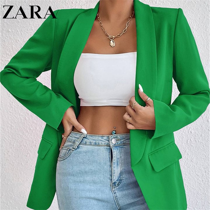 💥ZARA®🐑Γυναικείο νέο μικρό μπουφάν