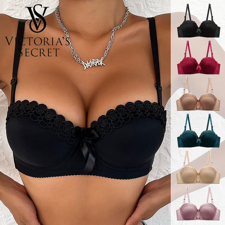 ✨【Victoria's Secret】✨Σουτιέν μεγάλου μεγέθους σέξι strappy push-up full cup κατά της χαλάρωσης