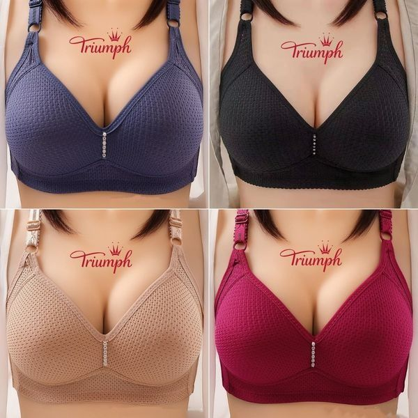 Δωρεάν αποστολή 🔥Τελευταία μέρα για έκπτωση🔥Γυναικείο σουτιέν χωρίς ραφή σε Plus μέγεθος【36/80-52/120】A/B/C/D/E/F