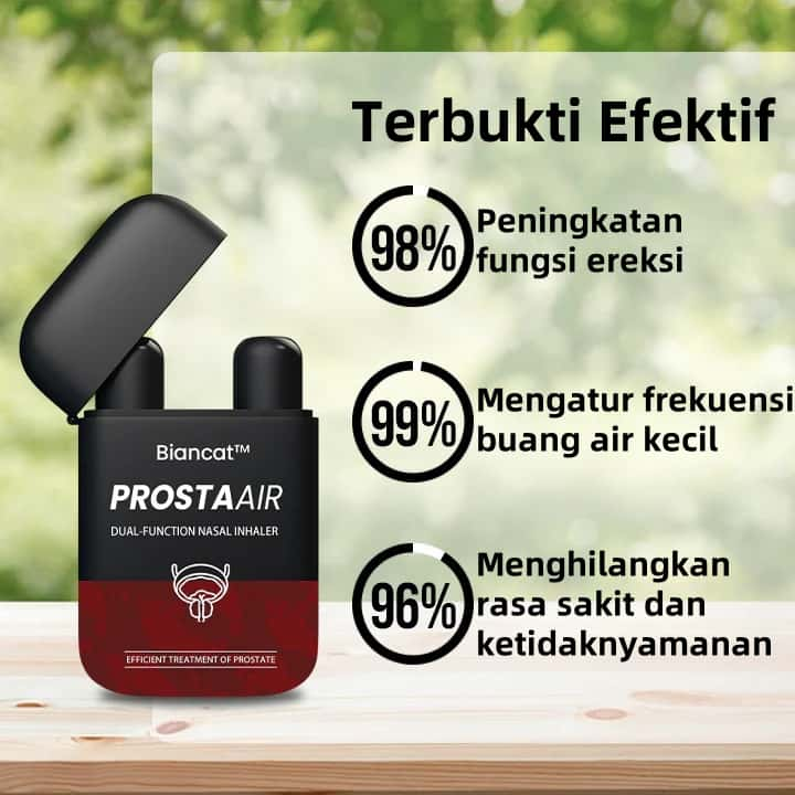 Αναπνεύστε ήρεμα και βελτιώστε την υγεία του προστάτη σας! Το ρινικό σπρέι Lovilds™ ProstaAir βελτιώνει τη ροή του αίματος και μειώνει τη φλεγμονή με φυσικό τρόπο χάρη σε ένα ισχυρό εκχύλισμα βοοειδών. 💪