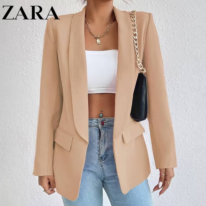 💥ZARA®🐑Γυναικείο νέο μικρό μπουφάν
