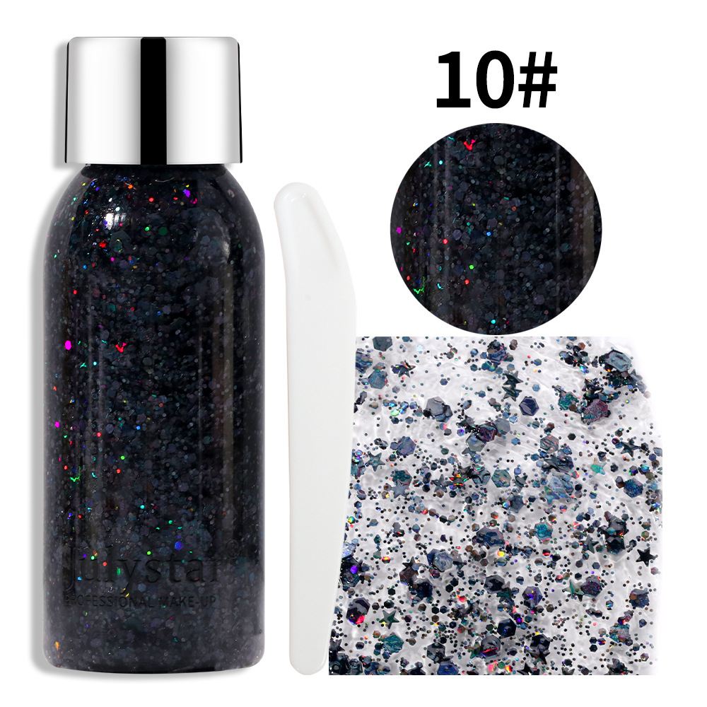 Julystar®Colorful Stage ✨ Υγρό μακιγιάζ Glitter ✅ Για Πρόσωπο και Σώμα ✅ Glitter Gel Liquid ✅ Μακιγιάζ για σκιές ματιών