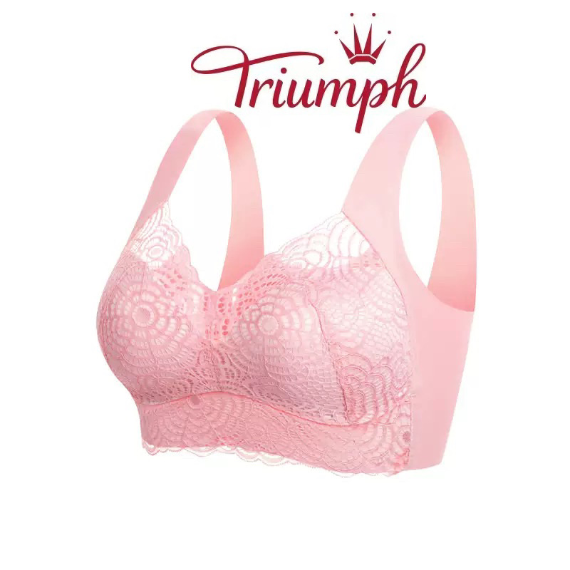 Περιορισμένη προσφορά 50% έκπτωση - Triumph -Δαντελωτό σουτιέν χωρίς σύρμα, κεντημένο