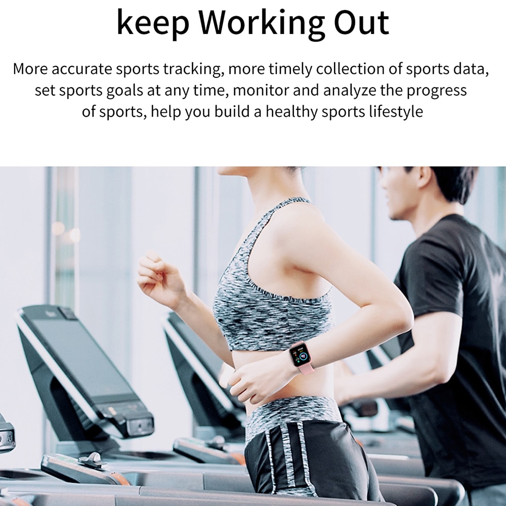 Ceas inteligent iMosi I5 Pro Ceas inteligent de 1,3 inchi Ceas de alergare fitness Pedometru Bluetooth Tracker de somn Memento sedentar Compatibil cu Android iOS Femei Bărbați Standby lung IP 67 Carcasă ceas de 34 mm 2023 - 18,89 USD &ndash;P8