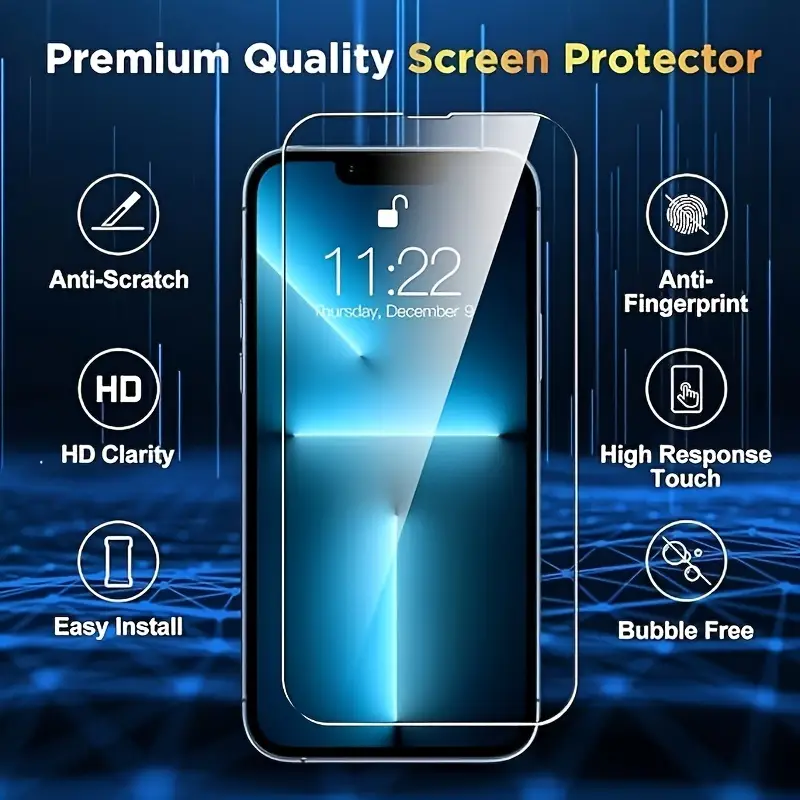 Πλήρης κάλυψη Privacy Screen Protector για iPhone 16/15/14/13/12/11/16 Pro Max/15 Pro Max/Plus/X/XS/XR/XS Max, Συμβατό με Dynamic Island, Anti-Scratch, Anti-Fingerprint, Glossy Screen Surface, Dustvalass Speaction Proteker