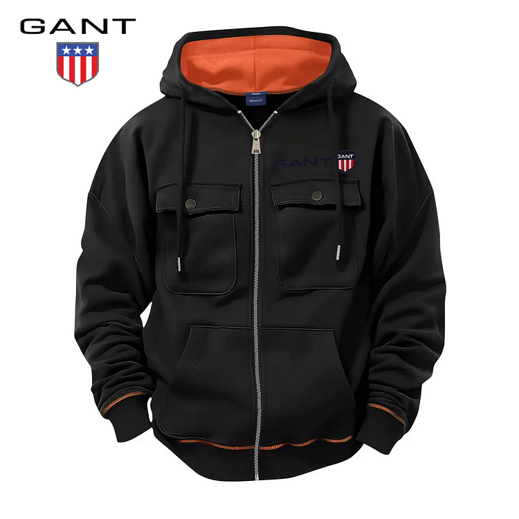 ΑΝΔΡΙΚΗ ΦΟΡΜΑ ΜΕ ΚΟΥΚΟΥΛΑ GANT® ΜΕ ΣΧΕΔΙΟ ΛΑΚΑ