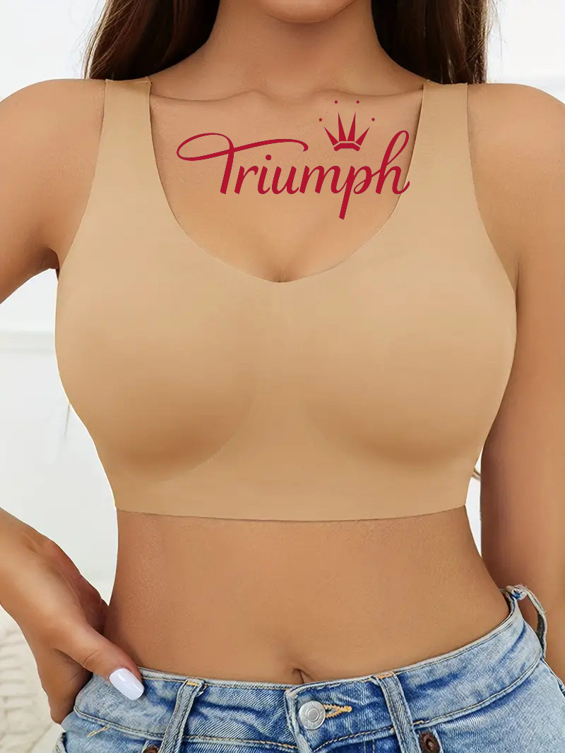 👙𝐓𝐫𝐢𝐮𝐦𝐩𝐡®σουτιέν χωρίς ραφή - μετάξι πάγου χωρίς ατσάλινα δαχτυλίδια (3 εσώρουχα)