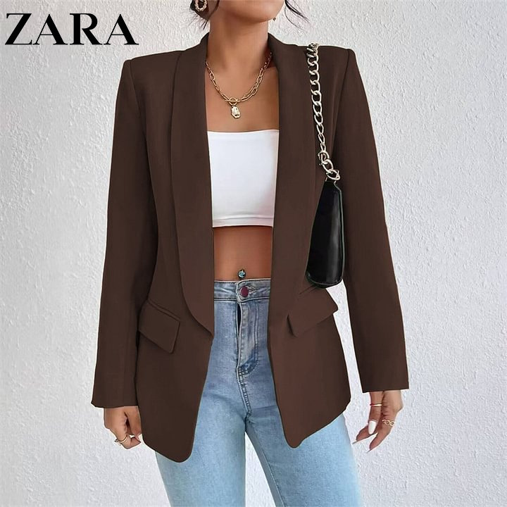 💥ZARA®🐑Γυναικείο νέο μικρό μπουφάν