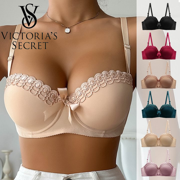✨【Victoria's Secret】✨Σουτιέν μεγάλου μεγέθους σέξι strappy push-up full cup κατά της χαλάρωσης