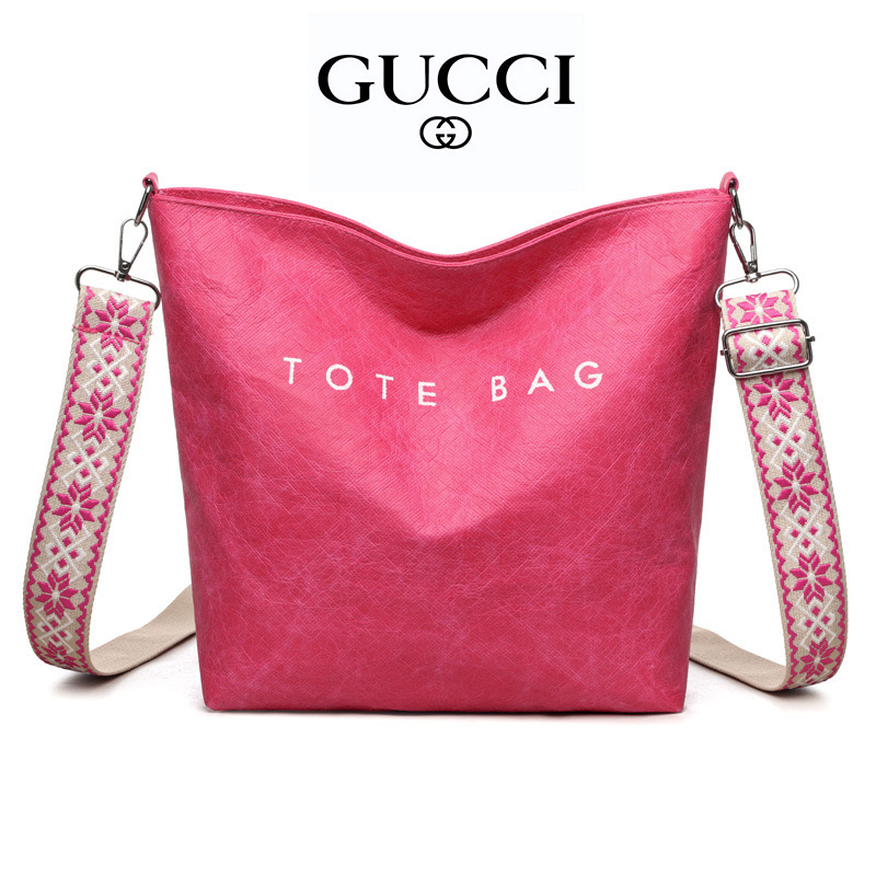 Gucci™2025 καθημερινή γυναικεία τσάντα ώμου ✨ Μποέμικη φαρδιά υφασμένη τσάντα ώμου με μονόχρωμη τσάντα tote, μεγάλης χωρητικότητας, τσάντα για ψώνια
