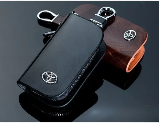 LOGO τσάντα κλειδιού αυτοκινήτου από φυσικό δέρμα