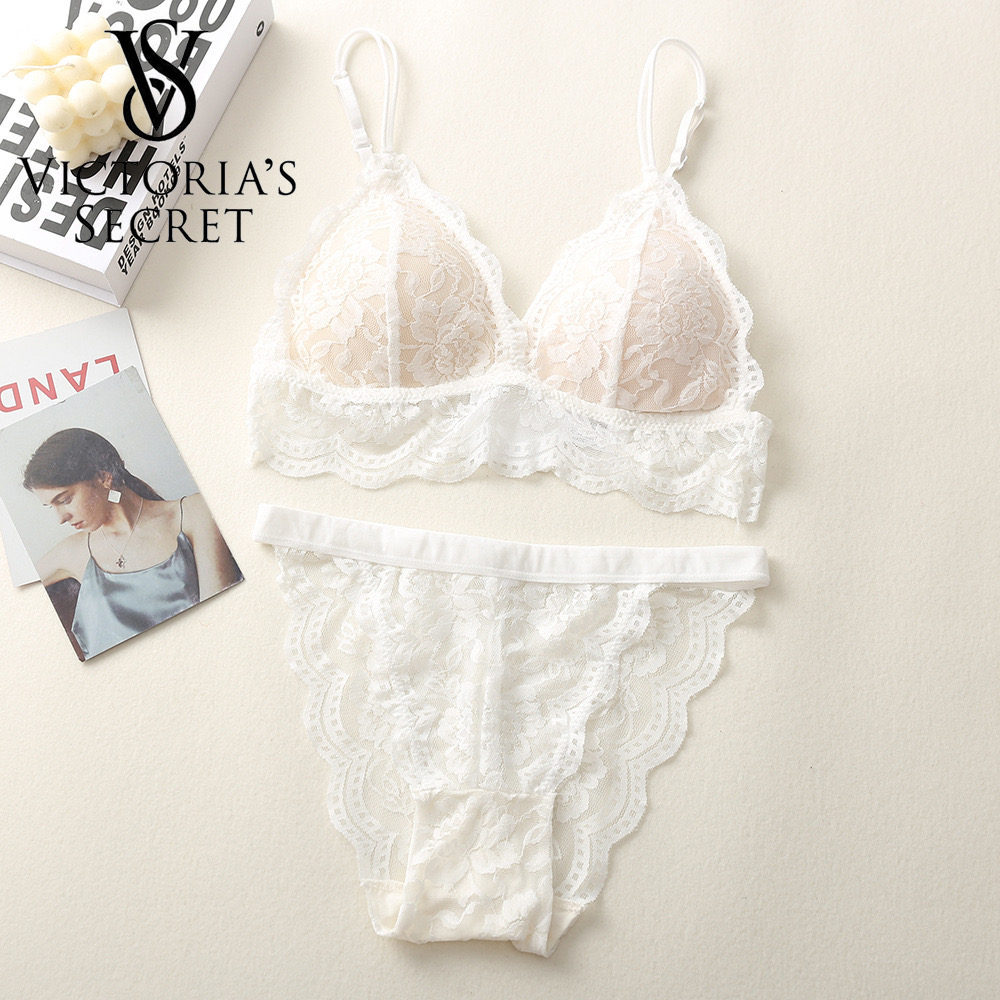 ✨【Victoria's Secret】✨Σουτιέν μεγάλου μεγέθους σέξι strappy push-up full cup κατά της χαλάρωσης