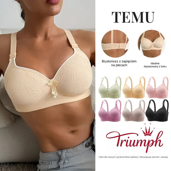 Γυναικείο αθλητικό σουτιέν χωρίς ραφές - ενισχυμένη στήριξη, ρυθμιζόμενες τιράντες, διακοσμητικό σε αντίθεση, άνετο καθημερινό στυλ