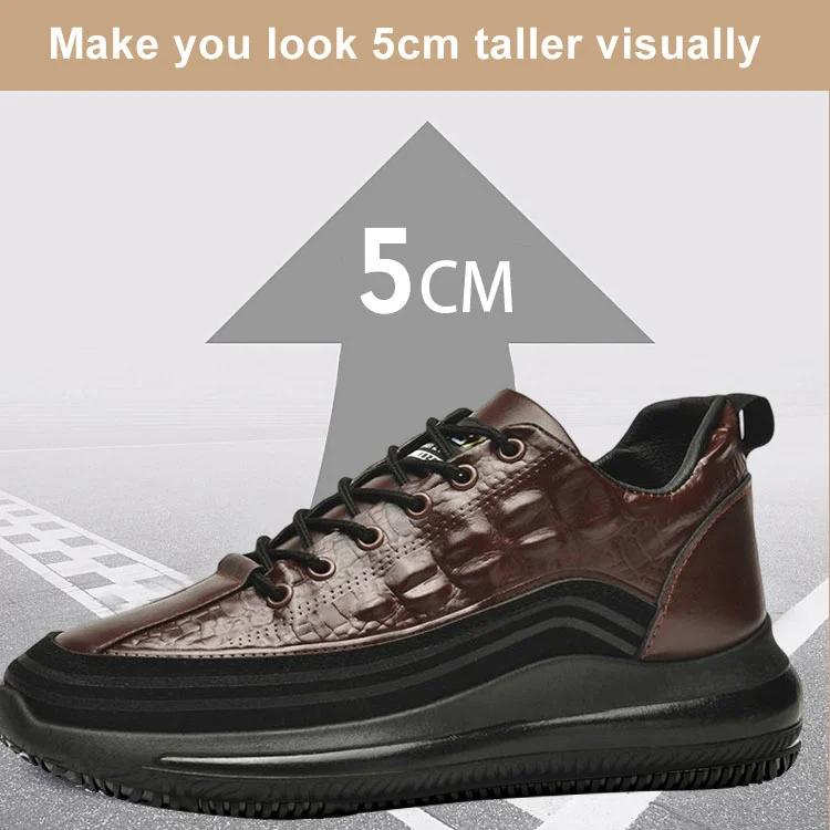【38-48】Ιταλικά sneakers με στάμπα κροκόδειλου πολυτελείας