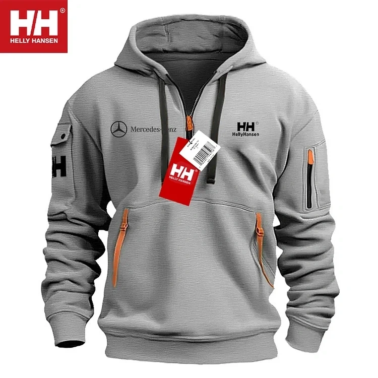 💕Helly Hansen® | Νέο φαρδύ πουλόβερ με φερμουάρ Mercedes-Benz, ειδική προσφορά φθινοπώρου και χειμώνα, περιορισμένες ποσότητες