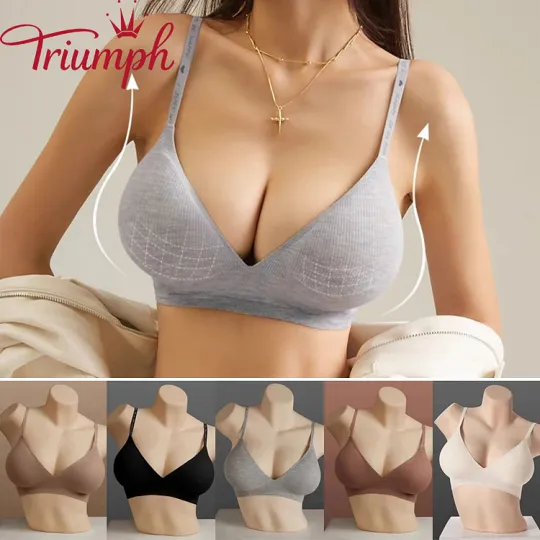 Triumph - 3 Pack ✨ Ομαλό σουτιέν που διαμορφώνει τη μέση χωρίς ραφές [75A-110E]