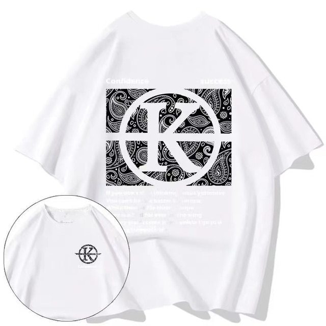 2023 Summer Men Cotton T-Shirt Funny Cartoon Fashion Oversized Short Sleeved Loose Anime Casual T-Shirt Streetwear Tops Tees 8X