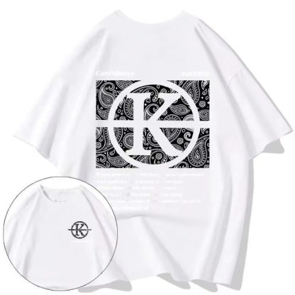 2023 Summer Men Cotton T-Shirt Funny Cartoon Fashion Oversized Short Sleeved Loose Anime Casual T-Shirt Streetwear Tops Tees 8X