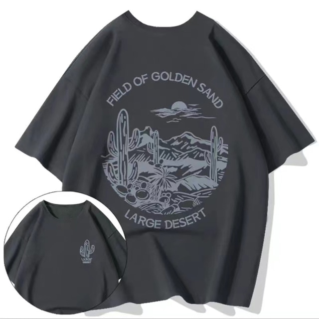 2023 Summer Men Cotton T-Shirt Funny Cartoon Fashion Oversized Short Sleeved Loose Anime Casual T-Shirt Streetwear Tops Tees 8X