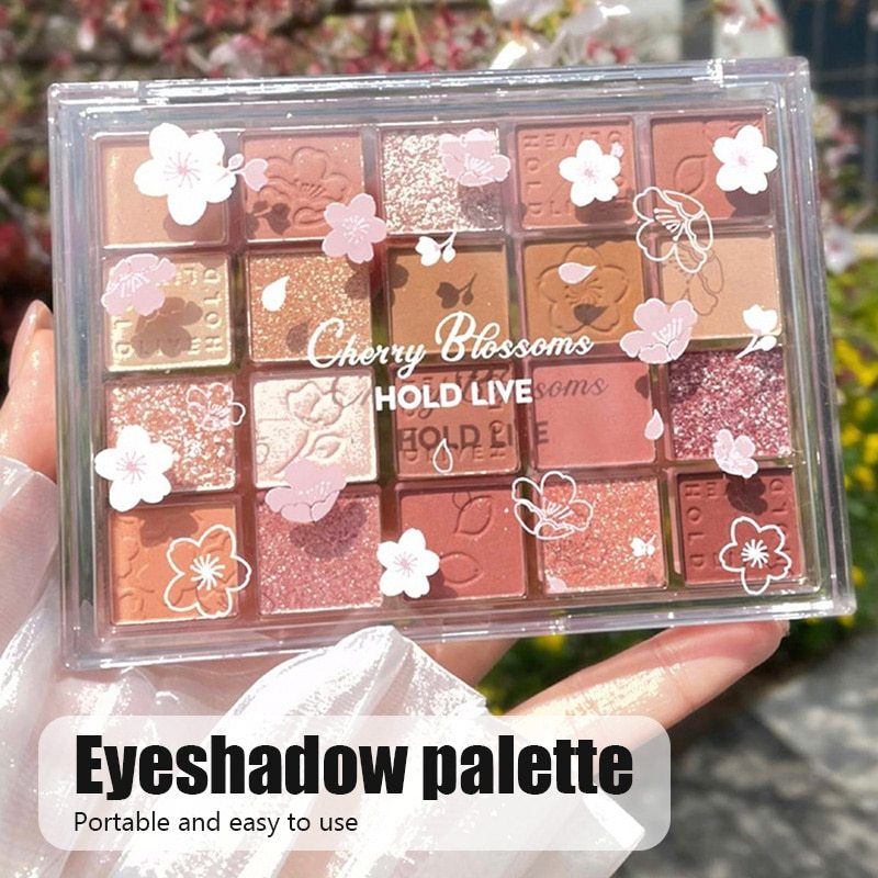 24H Shipping Palette Pearly Eyeshadow Glitter Earth Color Eyeshadows Shiny Eye Shadow Pallet Makeup Pigmentos Para Ojos Cosmeti