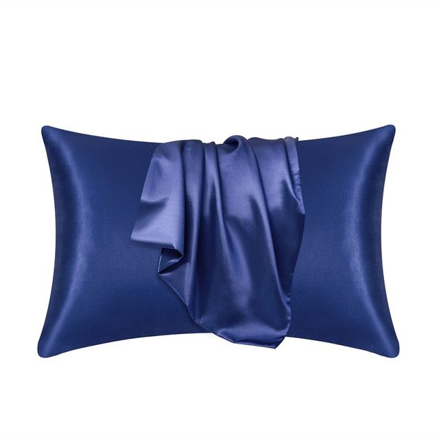 Pillowcase 100% Silk Pillow Cover Silky Satin Hair Beauty Pillow case 