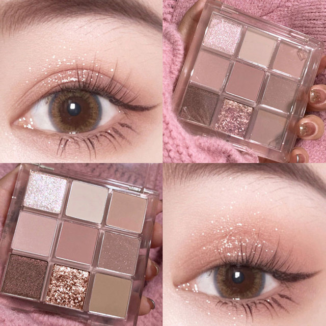 24H Shipping Palette Pearly Eyeshadow Glitter Earth Color Eyeshadows Shiny Eye Shadow Pallet Makeup Pigmentos Para Ojos Cosmeti