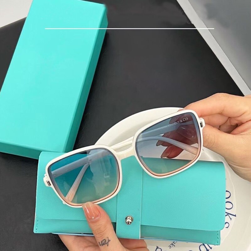 2023 Luxury Brand Designer T Polarized Sunglasses Men Personality Inspired Square Sun Shades Glasses Women UV400