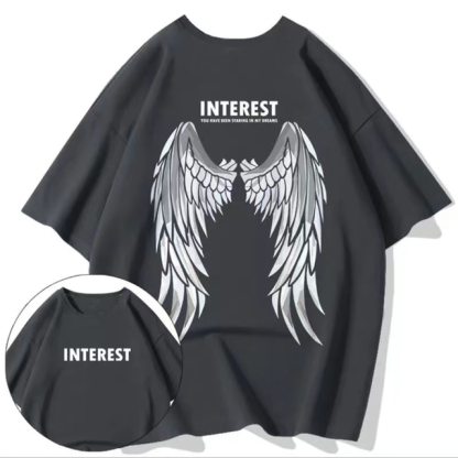 2023 Summer Men Cotton T-Shirt Funny Cartoon Fashion Oversized Short Sleeved Loose Anime Casual T-Shirt Streetwear Tops Tees 8X