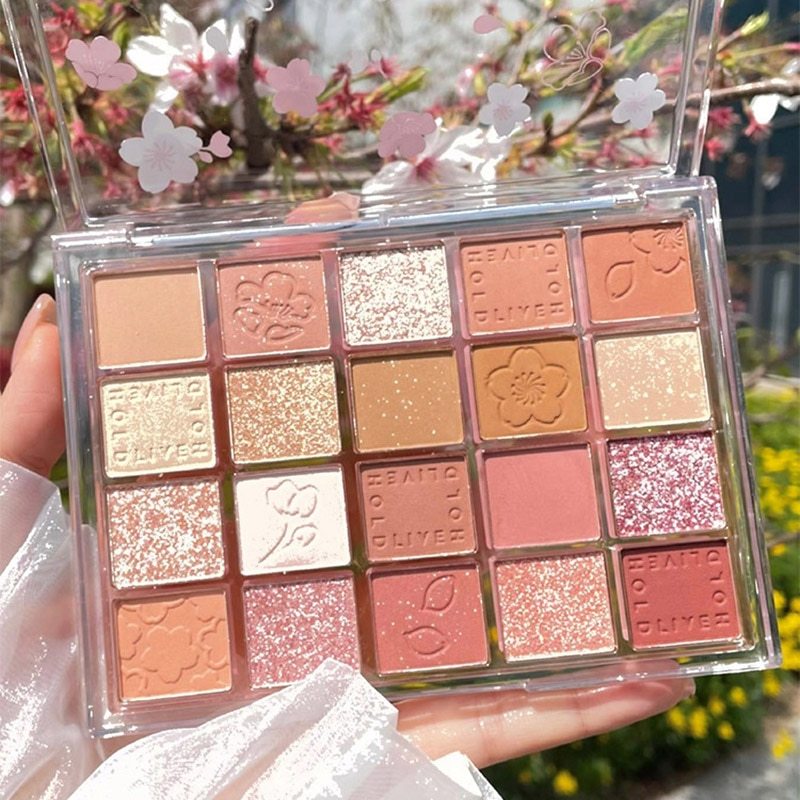 24H Shipping Palette Pearly Eyeshadow Glitter Earth Color Eyeshadows Shiny Eye Shadow Pallet Makeup Pigmentos Para Ojos Cosmeti