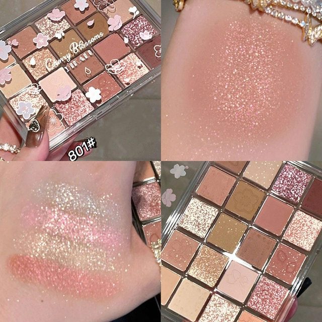 24H Shipping Palette Pearly Eyeshadow Glitter Earth Color Eyeshadows Shiny Eye Shadow Pallet Makeup Pigmentos Para Ojos Cosmeti