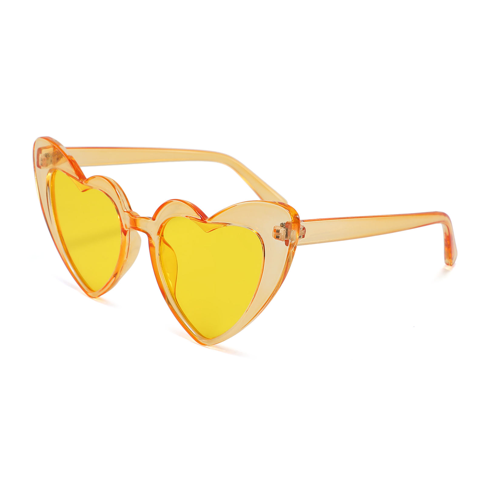 2023 New sweet love&roses hearts pink sunglasses fashion women love heart glasses shaped sunglasses