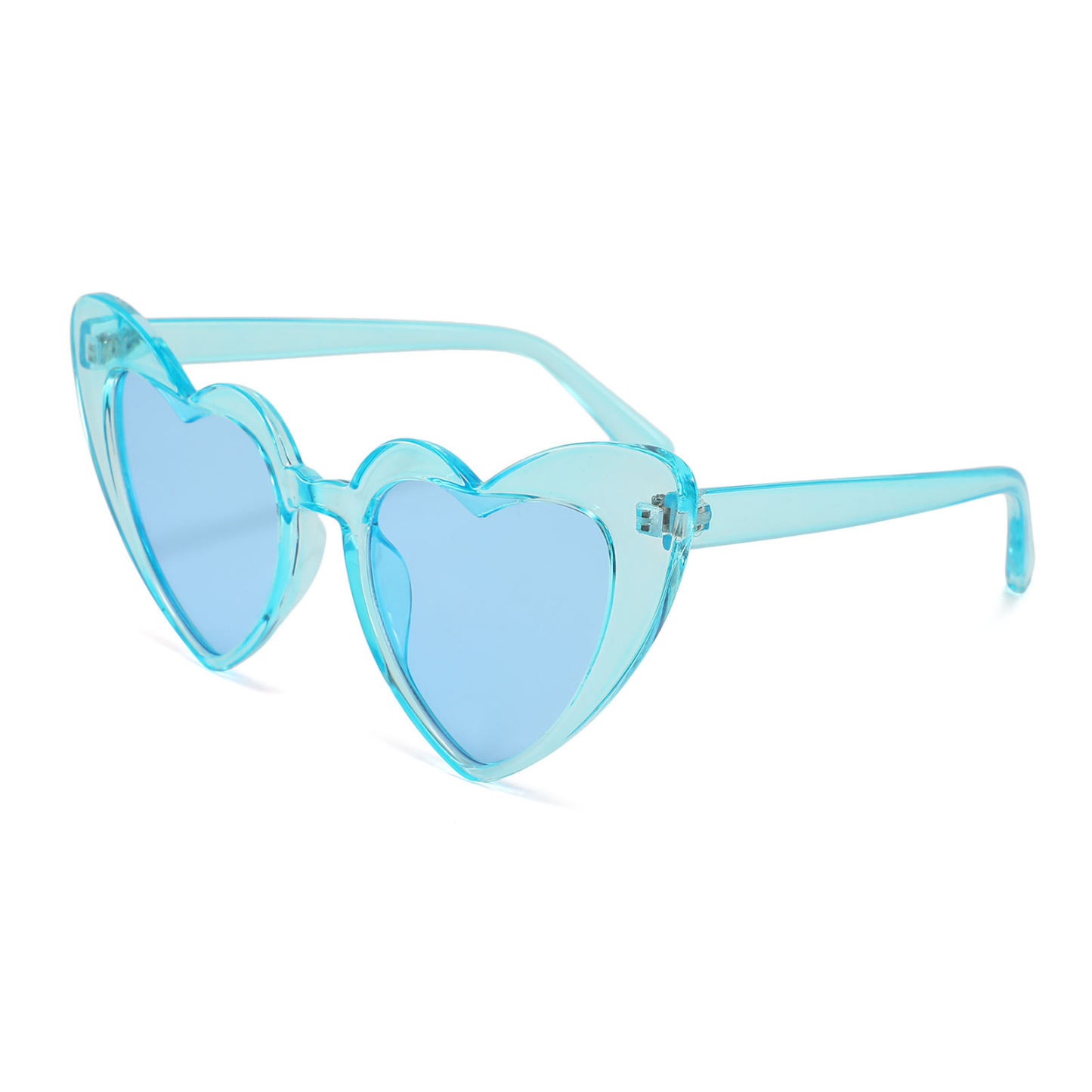 2023 New sweet love&roses hearts pink sunglasses fashion women love heart glasses shaped sunglasses