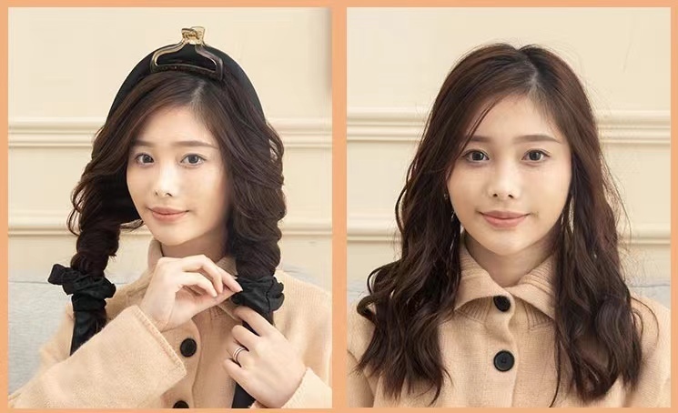 Sleep curling headdress