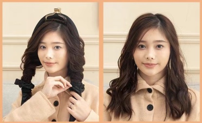 Sleep curling headdress