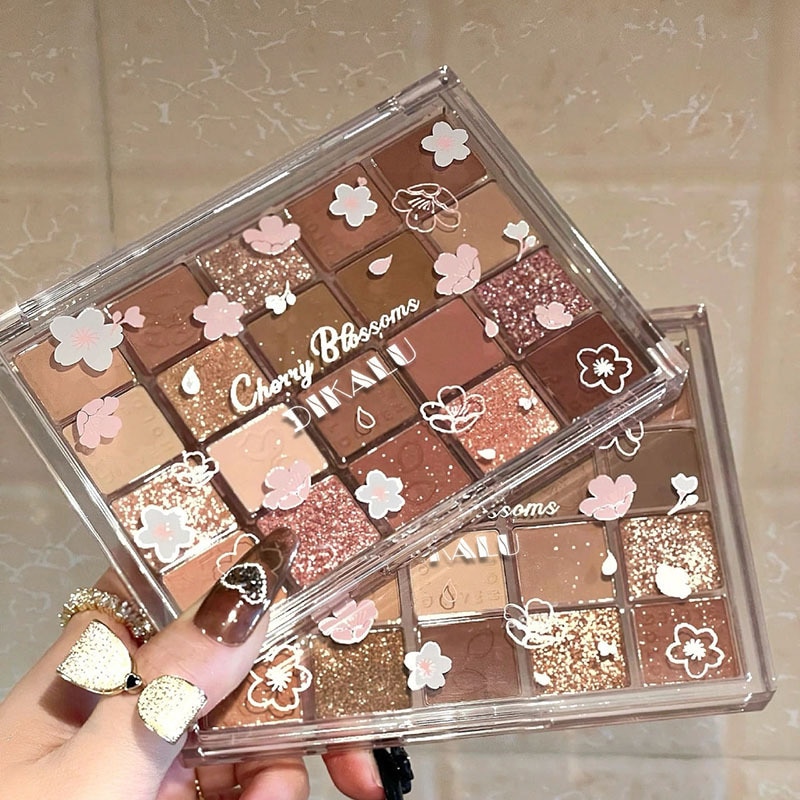 24H Shipping Palette Pearly Eyeshadow Glitter Earth Color Eyeshadows Shiny Eye Shadow Pallet Makeup Pigmentos Para Ojos Cosmeti