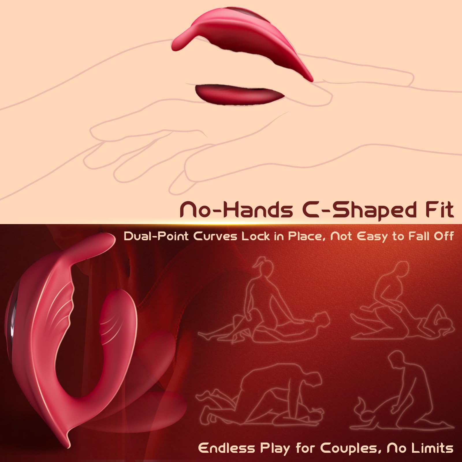 🏆2025 Hot Selling Sex Toys-App Remote Control Wearable Vibrator for Couples