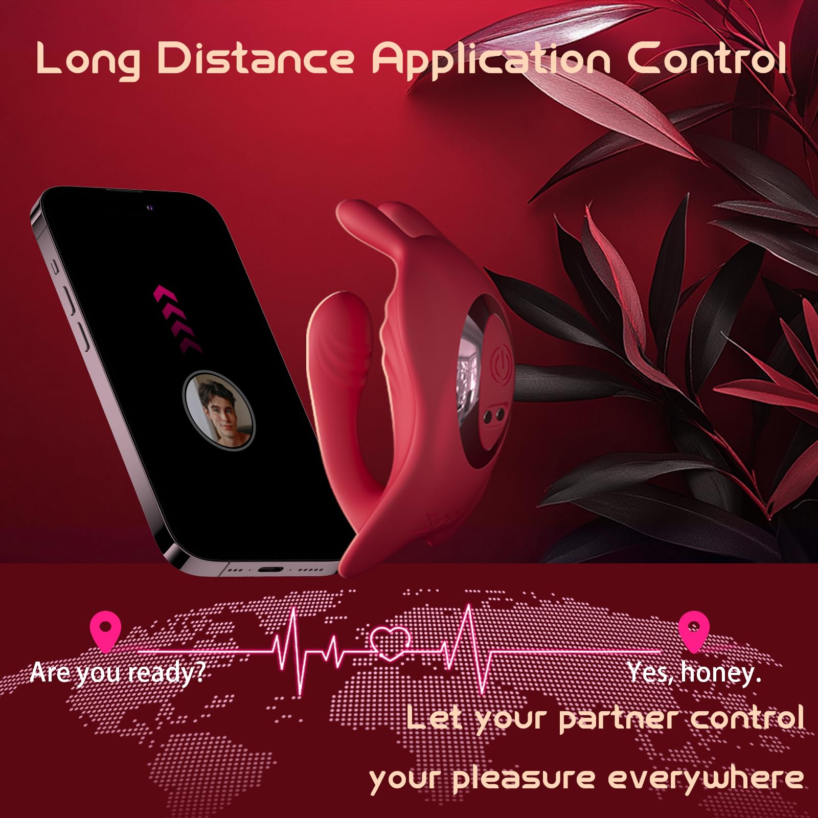 🏆2025 Hot Selling Sex Toys-App Remote Control Wearable Vibrator for Couples