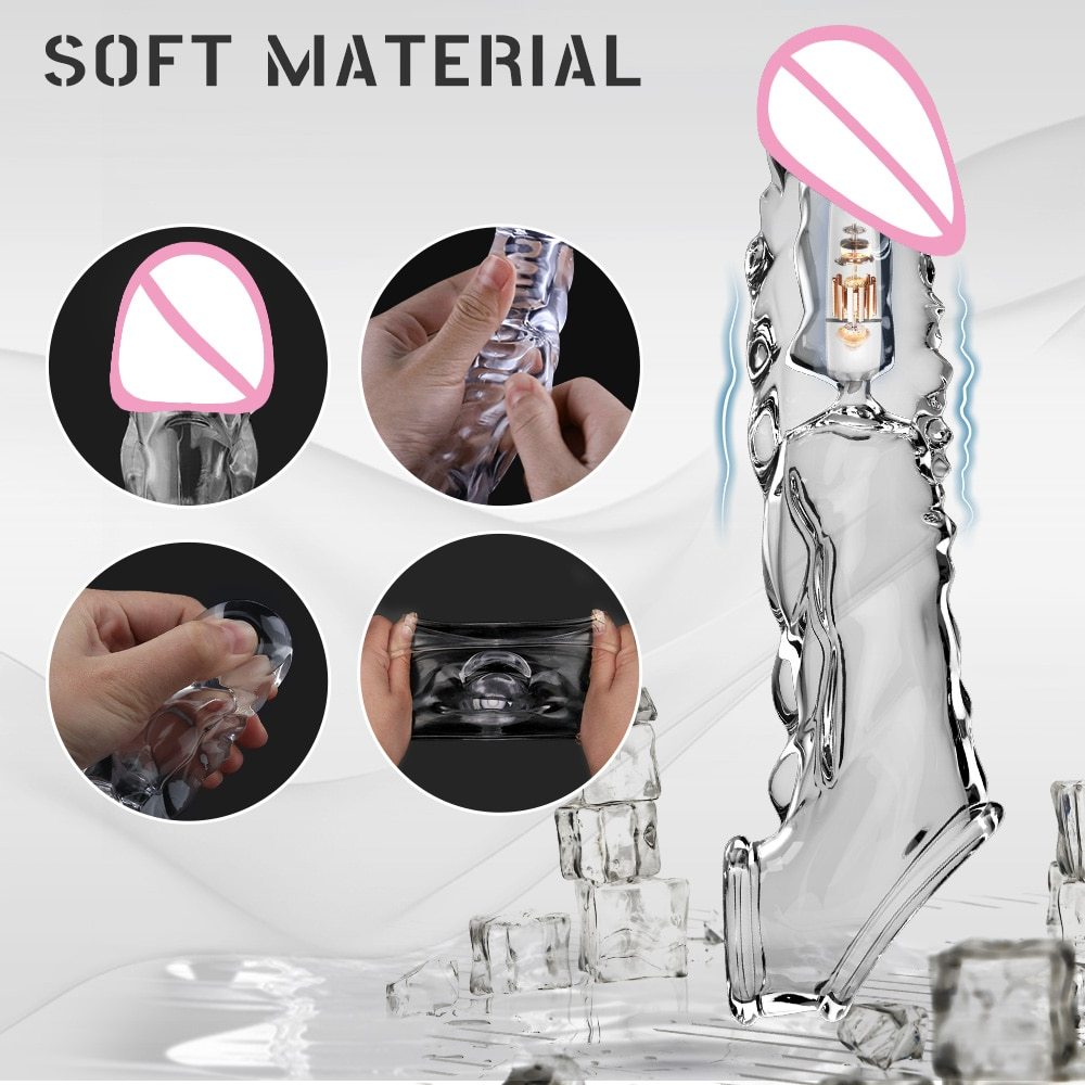 🔥2023 latest hot style low price 💥💥-Reusable penis extension vibrator😍