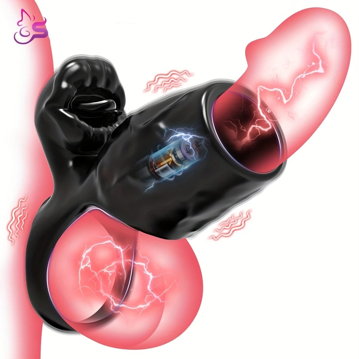 💥2025 innovative product💥-👑Snail Vibrating Penis Condom💖